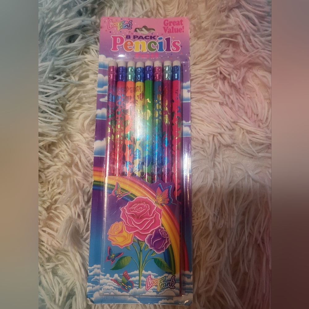 Lisa Frank foil pencils